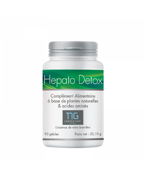 Hépato Detox, complément alimentaire à base de chlorella pour détoxifier et éliminer les métaux lourds de l'organisme.