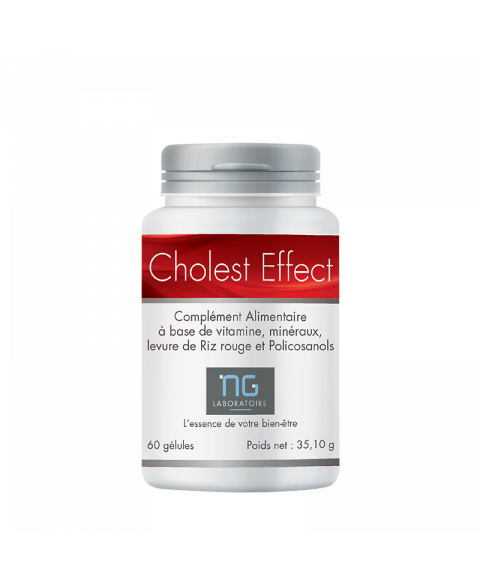 Cholest Effect, complément alimentaire contribuant à maintenir un taux de cholestérol normal Cholest Effect, complément alimentaire contribuant à maintenir un taux de cholestérol normal