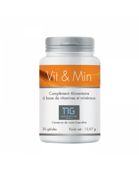 Complément alimentaire à base de 11 vitamines et 9 minéraux Complément alimentaire à base de 11 vitamines et 9 minéraux