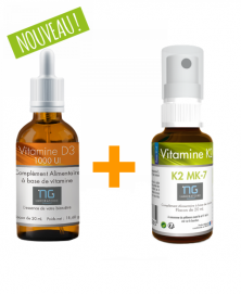 Duo Vitamine D3 (lanoline) + K2-MK7