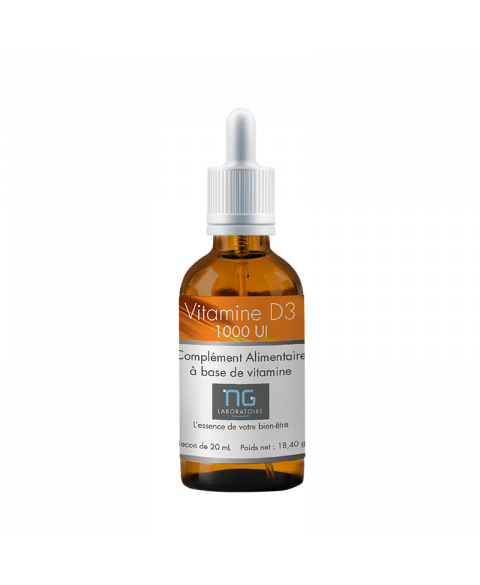 Vitamine D3 1000 UI - Forme huileuse issue de la lanoline Vitamine D3 1000 UI - Forme huileuse issue de la lanoline