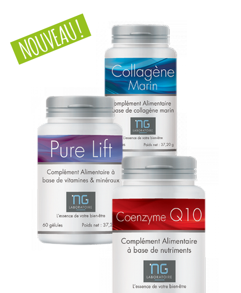 Pack anti-âge - collagène, coenzyme Q10, pure-lift